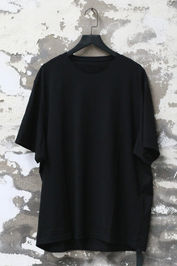 DEVOA 25 Fall/Winter Short-Sleeve T-Shirt (Made in Japan) DVA-CSC-SVB1-BLACK
